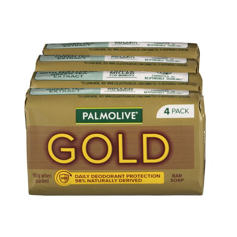 PALMOLIVE PK4 X 90G SOAP BARS GOLD - $3.25 CTN 6