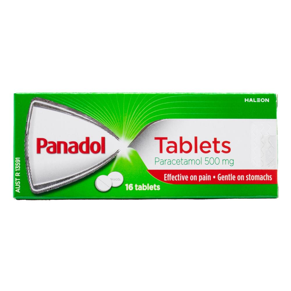 Panadol Tablets Paracetamol 500Mg 16PK - $3.99 EA / CTN QTY: 24