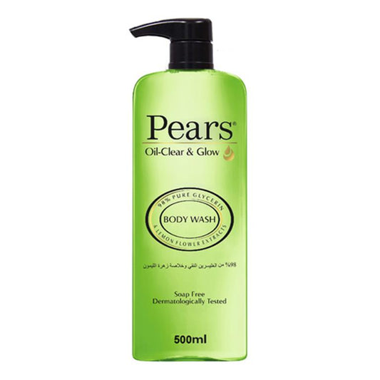 Pears 500ml Body Wash Oil Clear & Glow w/ Lemon Flower - $4.99 EA / CTN QTY: 6