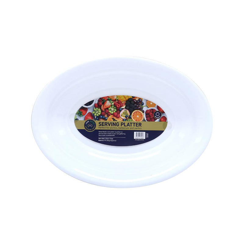 Kitchenware Oval Party Serving Platter 43cm x 31cm - $2.50 EA / CTN QTY: 12