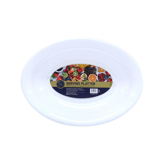 Kitchenware Oval Party Serving Platter 43cm x 31cm - $2.50 EA / CTN QTY: 12