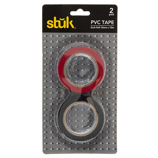 Tape PVC 10Mx18mm 2pk - $1.50 EA / CTN QTY: 9