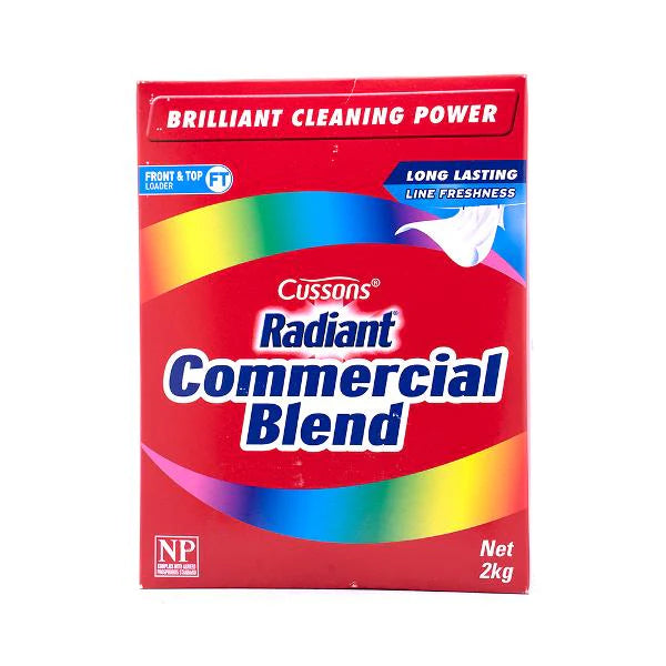 Radiant Commercial Blend Front & Top Loader 2kg - $6.99 EA /. CTN QTY: 6