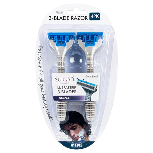 Razor Mens 3 Blade 4pk - $1.50 EA / CTN QTY: 12