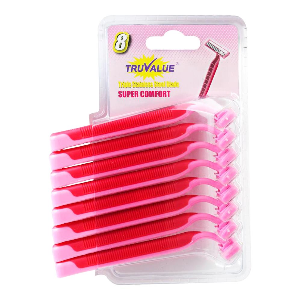 Disposable Razors Triple Blade for Women 8PK - $1.99 EA / CTN QTY: 12