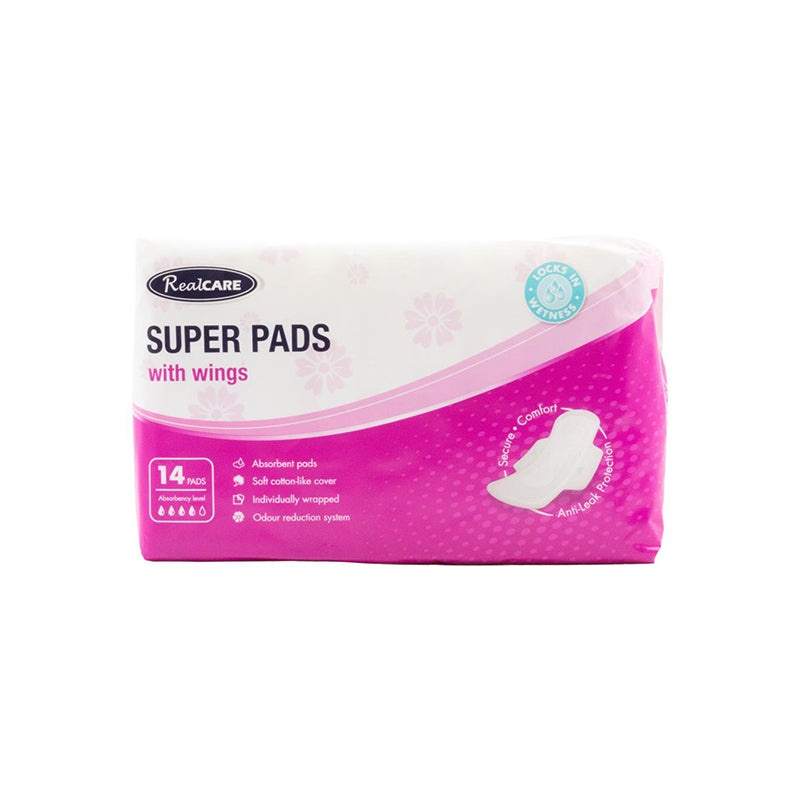 Real Care Pads Super 14pk - $2.41 EA / CTN QTY: 16
