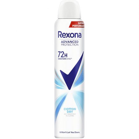Rexona Deo Cotton Dry 200ml - $3.99 EA / CTN QTY: 12