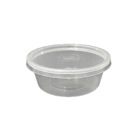 ROUND CONTAINER 10oz 50PCS + 50PCS LIDS - $3.90 CTN 20