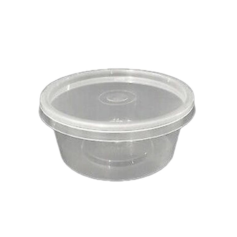 ROUND CONTAINER 20oz 50PCS + 50PCS LIDS - $5.00 CTN 20