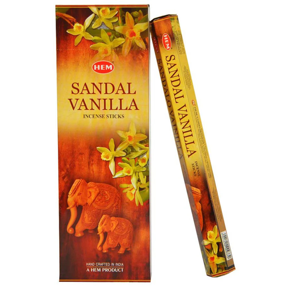 HEM Incense Sandal Vanilla - $0.89 EA / CTN QTY: 36