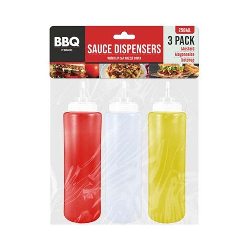 Set 3 Mustard & Ketchup Squeeze Bottles - $1.95 EA / CTN QTY: 4