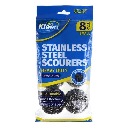 Scourer Stainless Steel 8PK - $1.70 EA / CTN QTY: 12