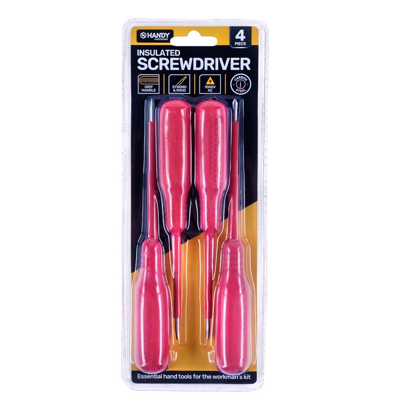 Screwdriver Set with Holder 4pc - $2.99 EA / CTN QTY: 12