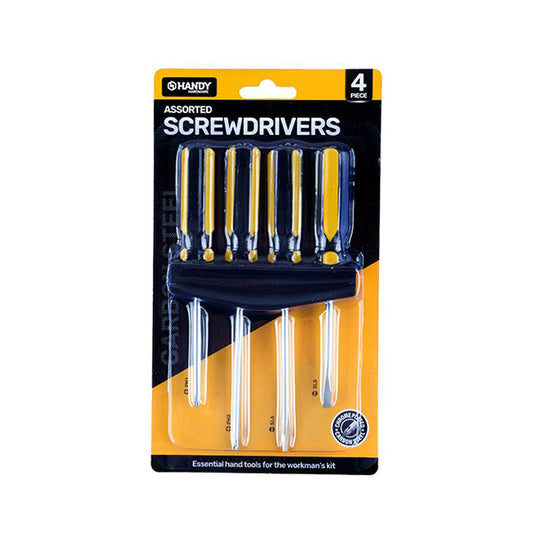 Screw Driver Set With Holder 4PK - $1.99 EA / CTN QTY: 12