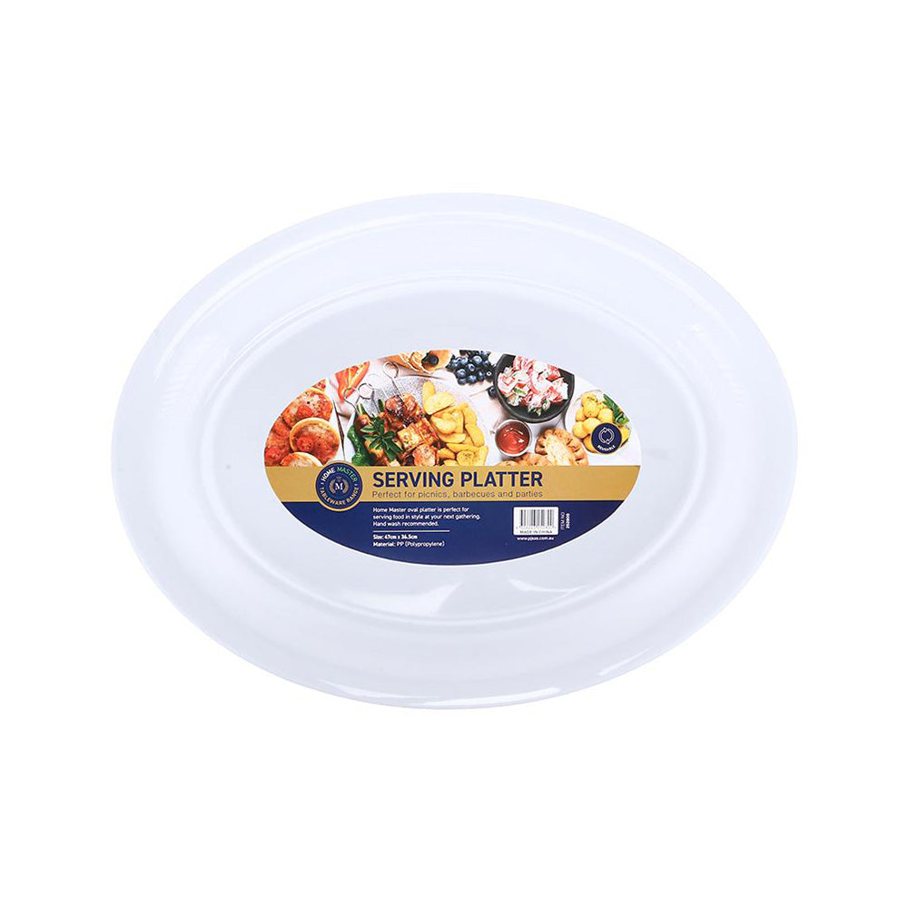Oval Party Serving Platter 47 x 36.5 cm - $2.25 EA / CTN QTY: 12