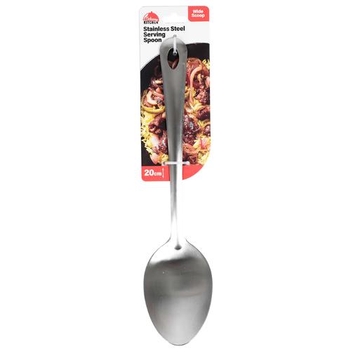 Spoon Serving S Steel - $1.65 EA / CTN QTY: 12