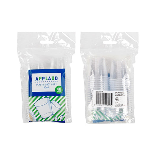 Shot Glass 30ml (40PK) - $1.50 EA / CTN QTY:24