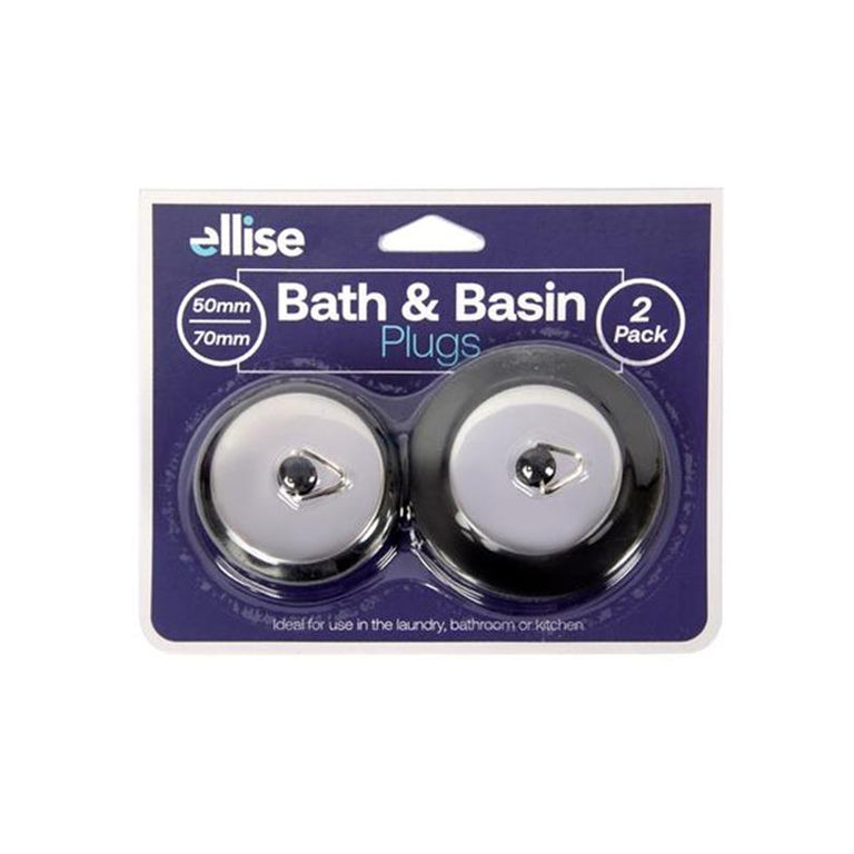 Multi Fit Bath & Sink Plugs-50mm/70mm - $2.25 EA / CTN QTY: 6