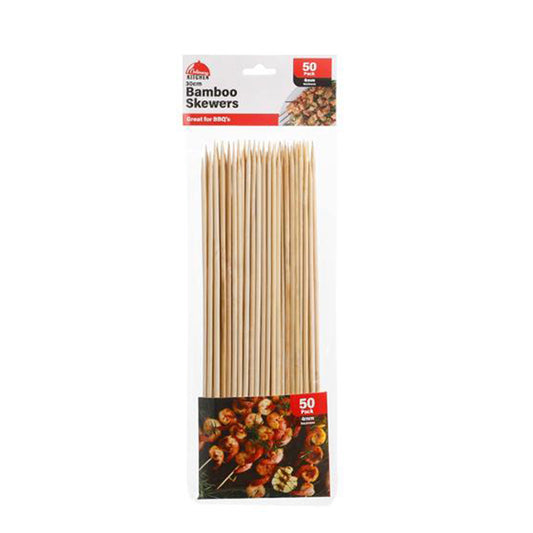 Skewer Bamboo 30cm 50PK - $1.20 EA / CTN QTY: 12