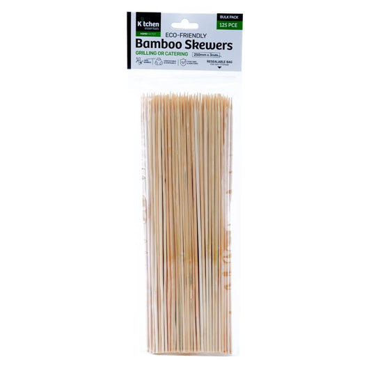 Bamboo Skewers 25cm 125PK - $1.50 EA / CTN QTY: 12