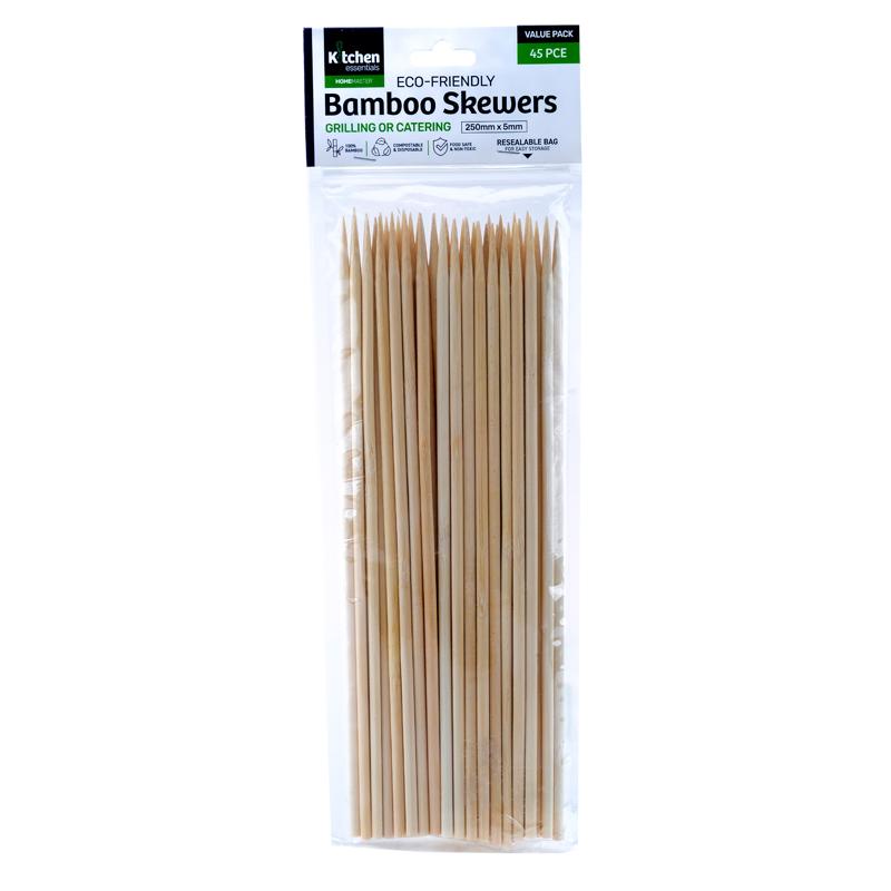 Bamboo Skewers 25cm 45pk - $1.50 EA / CTN QTY: 12