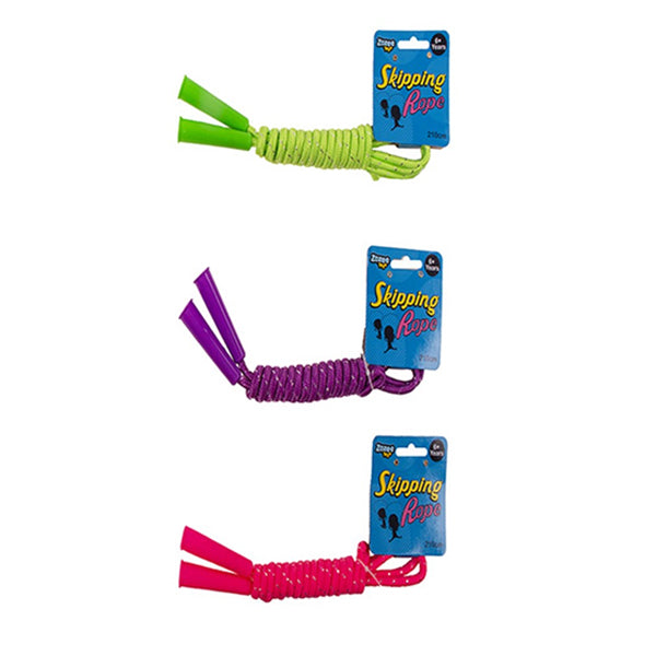 Skipping Rope Sparkles 2.10m - $1.65 EA / CTN QTY: 12