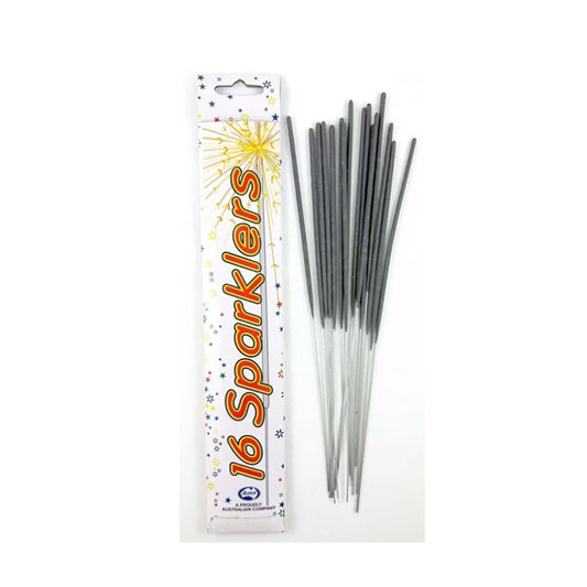 Sparklers 25cm 16pk  - $1.35 EA / CTN QTY: 72