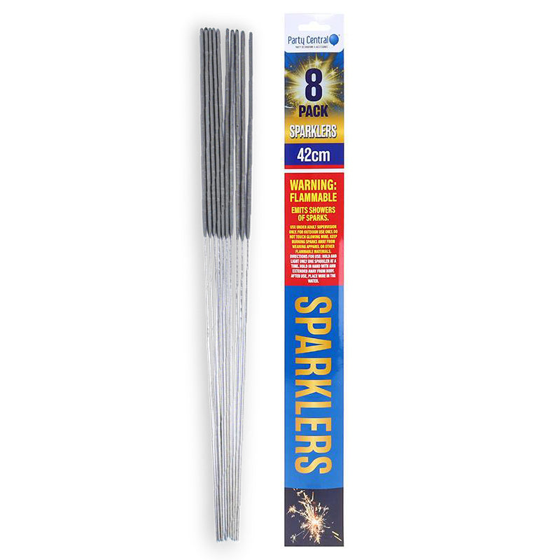 Sparklers 42cm 8PK - $1.50 EA / CTN QTY: 72