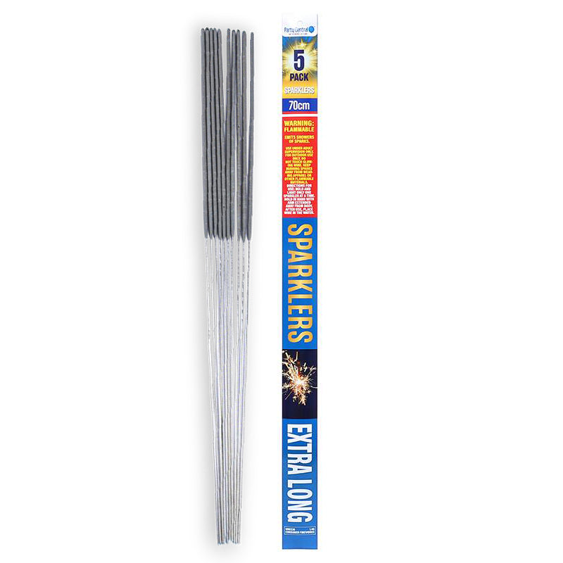 Sparklers 70cm 5PK - $2.55 EA / CTN QTY: 72