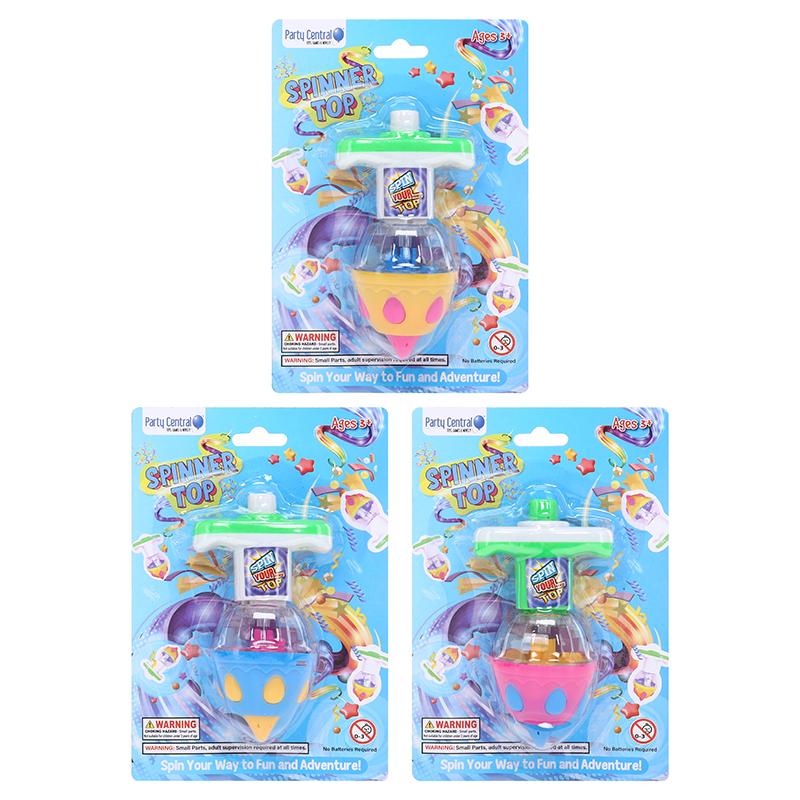 Spinner Top Toy 3 ASSTD COL - $1.85 EA / CTN QTY: 12