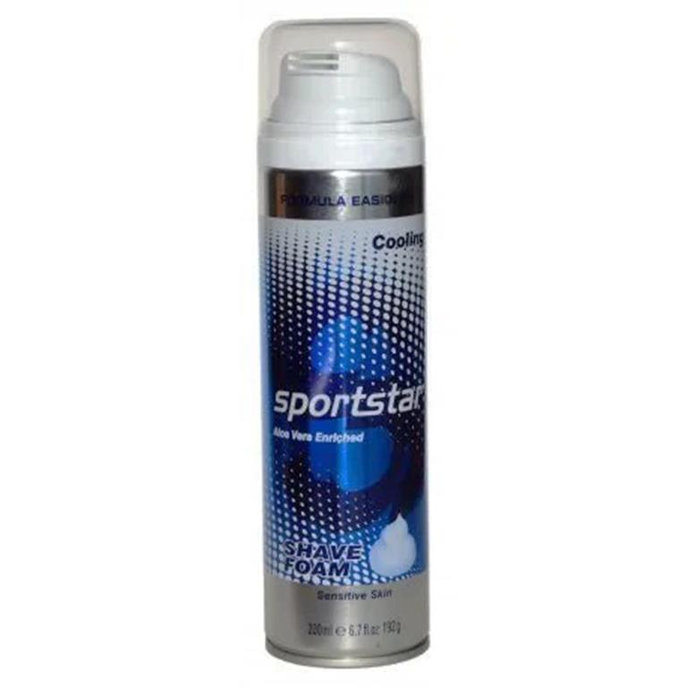 Sportstar Shaving Foam Sensitive 200ml - $3.55 EA / CTN QTY: 12