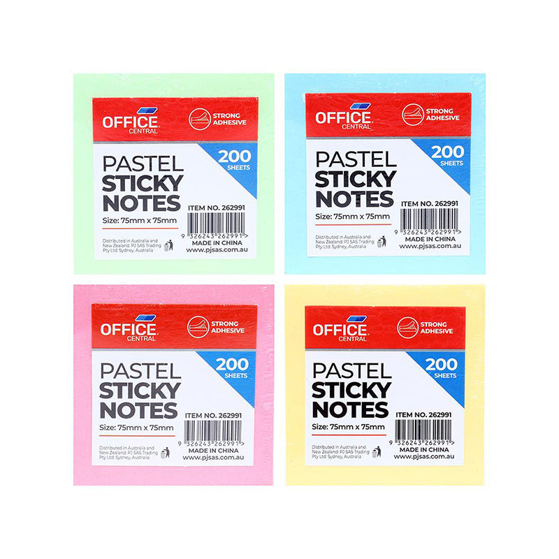 Sticky Notes 200pk - $1.20 EA / CTN QTY: 12