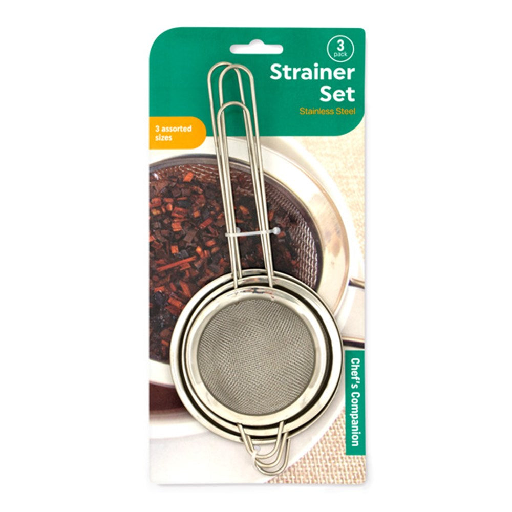 Strainer Mesh W Hanger Set of 3 - $3.50 EA / CTN QTY: 12