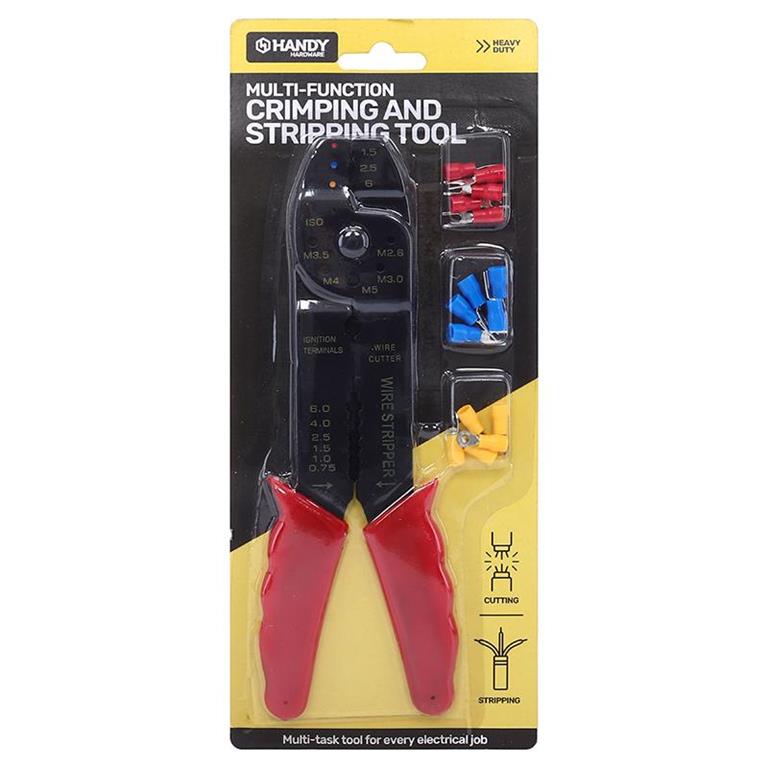 Crimping Tool and Wire Stripper 5-way - $2.99 EA / CTN QTY: 12