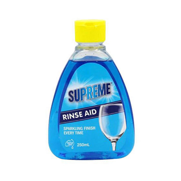 SUPREME RINSE AID 250ML - $2.50 CTN 12