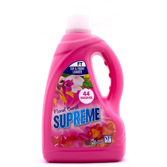 SUPREME LAUNDRY LIQUID FLORAL 2L - $4.99 CTN 6