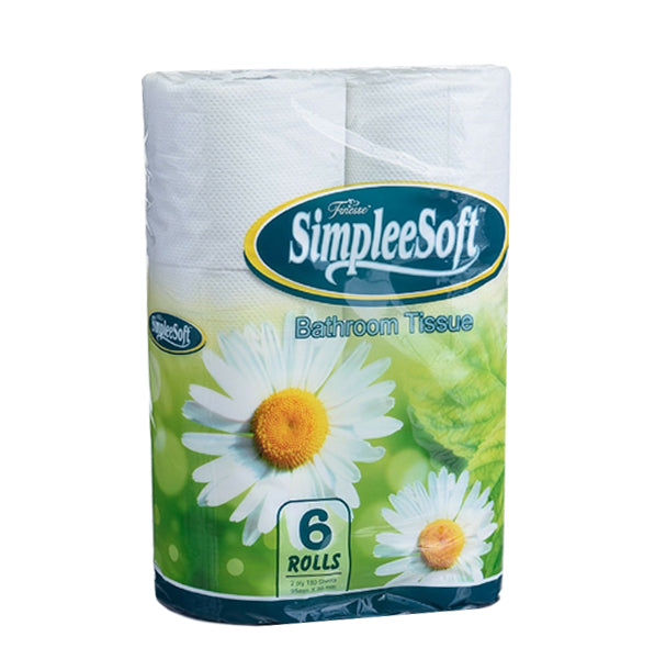 Simplee Soft Toilet Paper 6pk - $1.99 EA / CTN QTY: 12