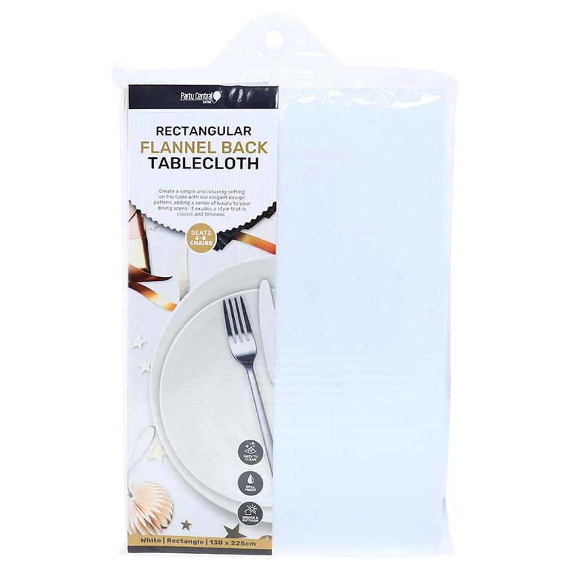 Tablecloth Classic Rectangular PEVA 130cm x 225cm  - $5.30 EA / CTN QTY: 12