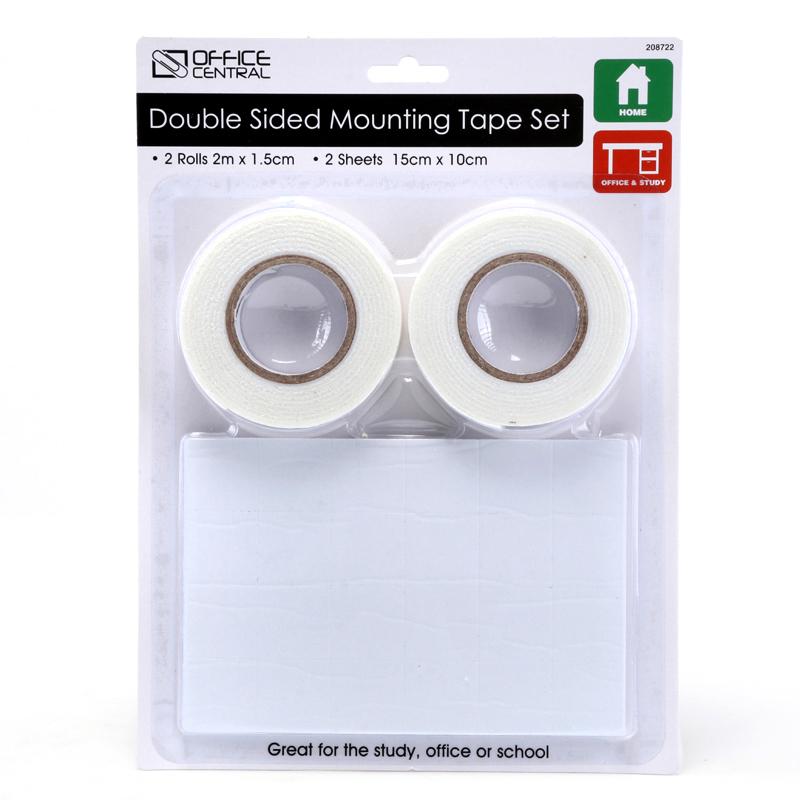 DOUBLE SIDED MOUNTING TAPE SET - $1.35 CTN 6