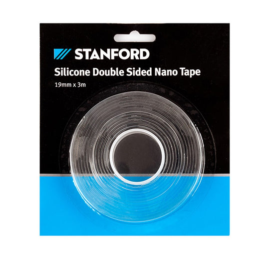 TAPE NANO HIGH VISCOSITY DOUBLE SIDED 1PK 19MMX3M - $1.99 CTN 6