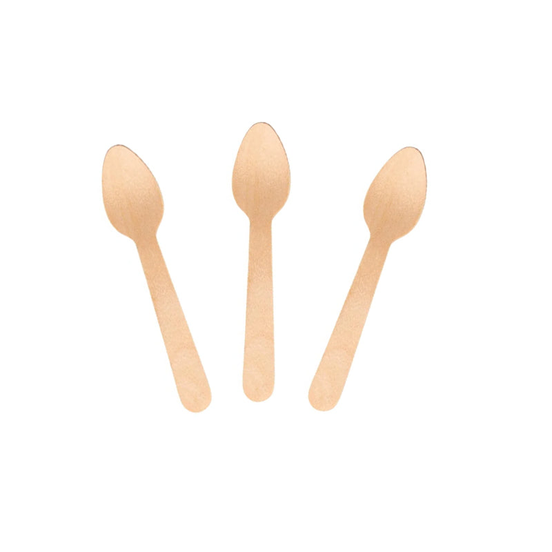 WOODEN TEA SPOON (100PCS) - $1.99 CTN 10