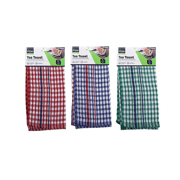 Tea Towel 3PK - $1.99 EA / CTN QTY: 12