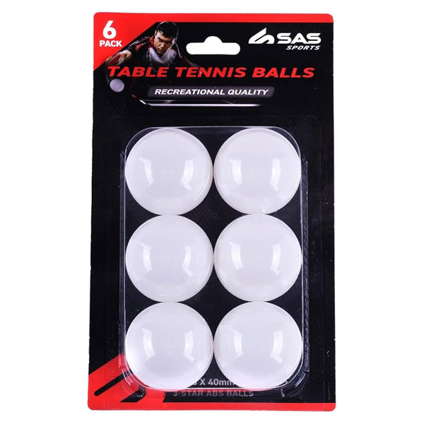 Table Tennis Balls 6pk - $1.50 EA / CTN QTY: 12