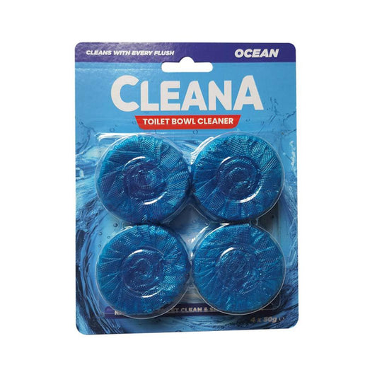 Cleana Toilet Blocks 50g 4PCS - $1.50 EA / CTN QTY: 12