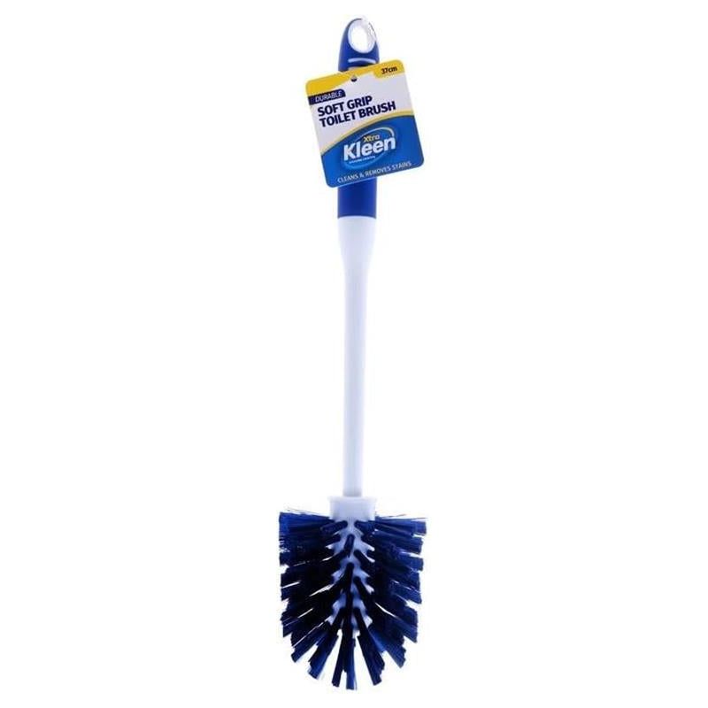 Toilet Brush with Soft Grip Handle 37cm x 8cm x 8cm - $1.75 EA / CTN QTY: 6