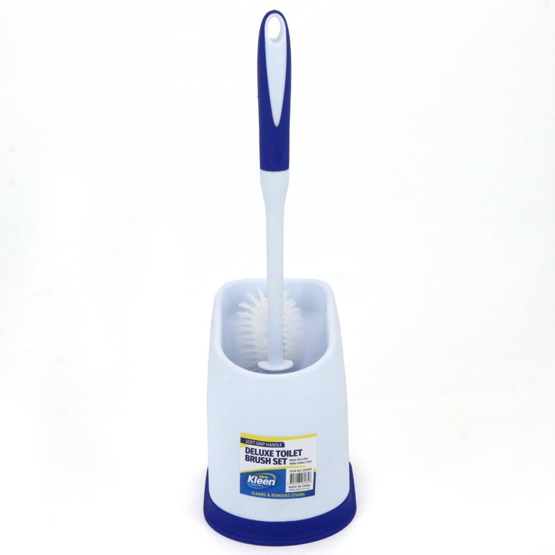 Deluxe Toilet Brush w/ Handle & Holder - $4.25 EA / CTN QTY: 12