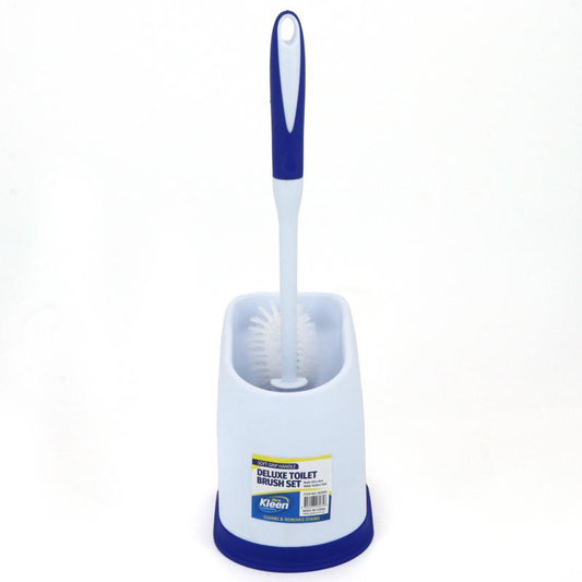Deluxe Toilet Brush w/ Handle & Holder - $4.25 EA / CTN QTY: 12