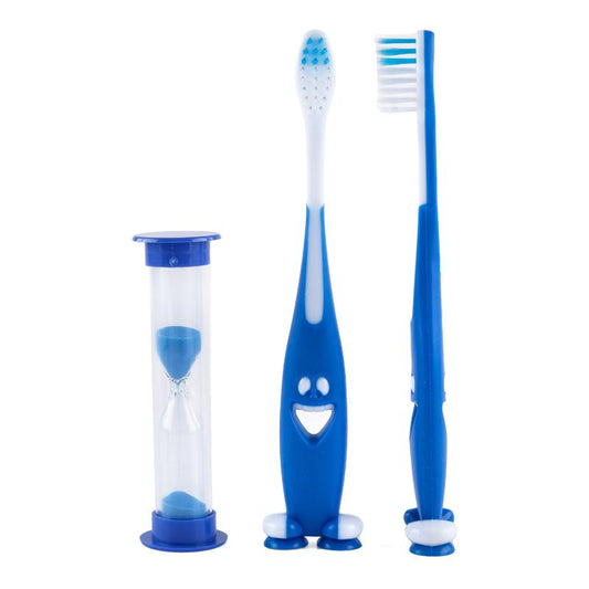 Kids Toothbrush & Timer Set (2 Brushes & 1 Timer) - $1.20 EA / CTN QTY: 12