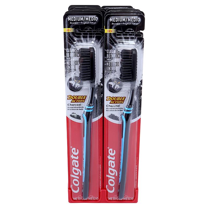 Colgate Toothbrush Charcoal Double Action - $1.20 EA / CTN QTY: 12
