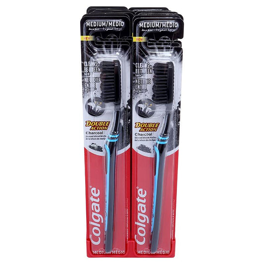 Colgate Toothbrush Charcoal Double Action - $1.20 EA / CTN QTY: 12